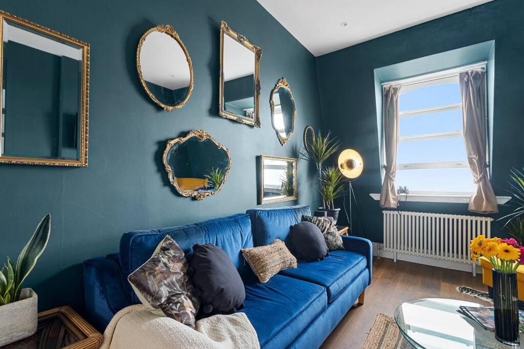Modern 1 Bed Apartment, Sea Views, Free Parking, Wifi, Netflix Teignmouth Bagian luar foto